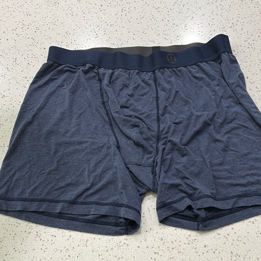 Lululemon Athletica Black Boxer Briefs Soft Stretchy Fabric